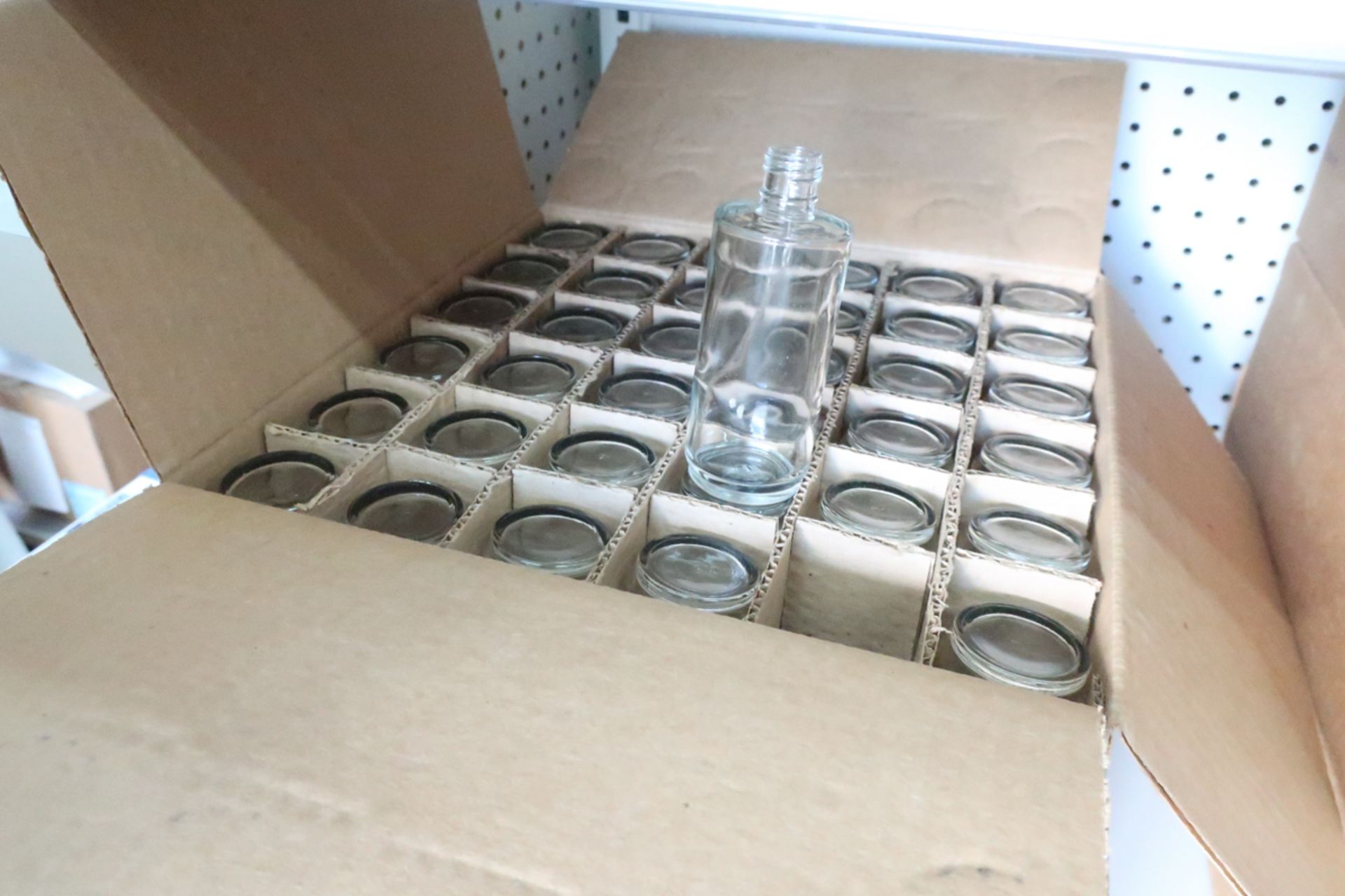 LOT OF 36 GLASS JARS 4oz - Image 2 of 2