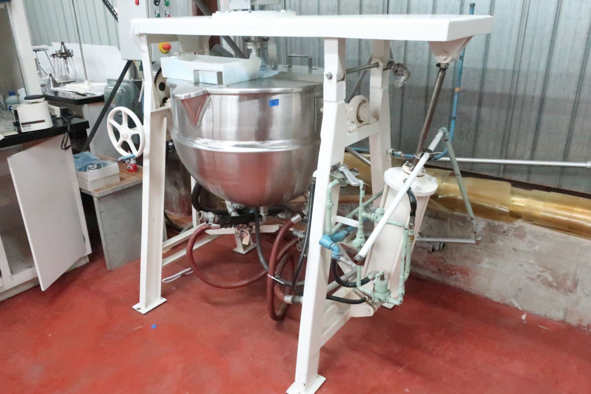 150 L stainless steel extractor. 304, engine speed. variable with hydraulic bridge and electrical