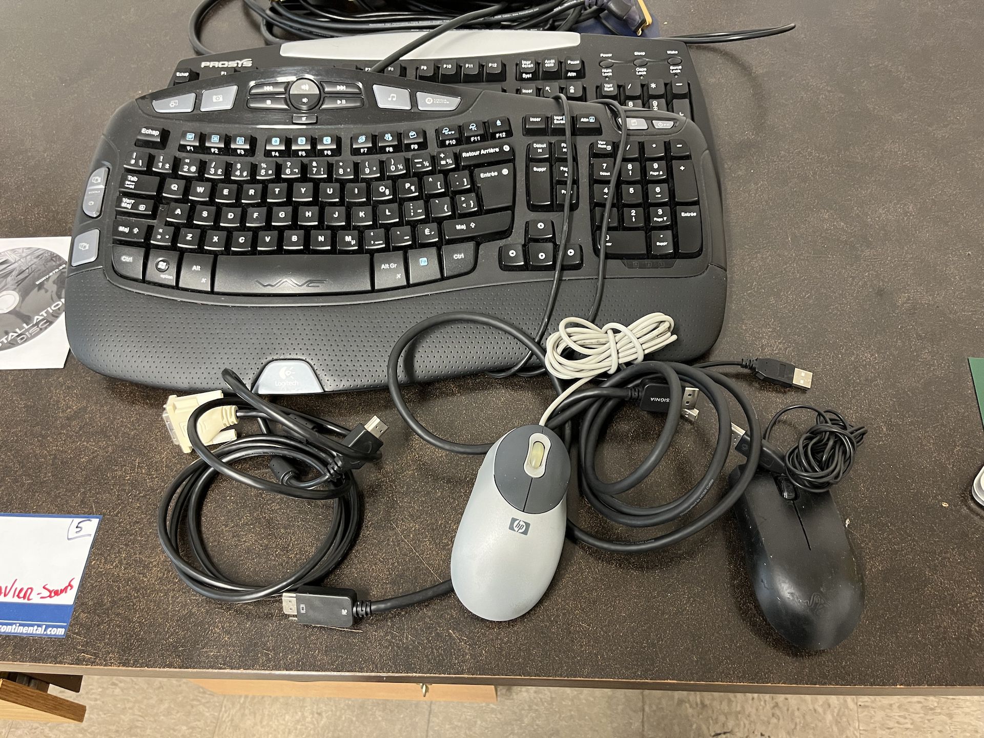 LOT OF 3 KEYBOARDS & 2 MOUSES - Image 3 of 3