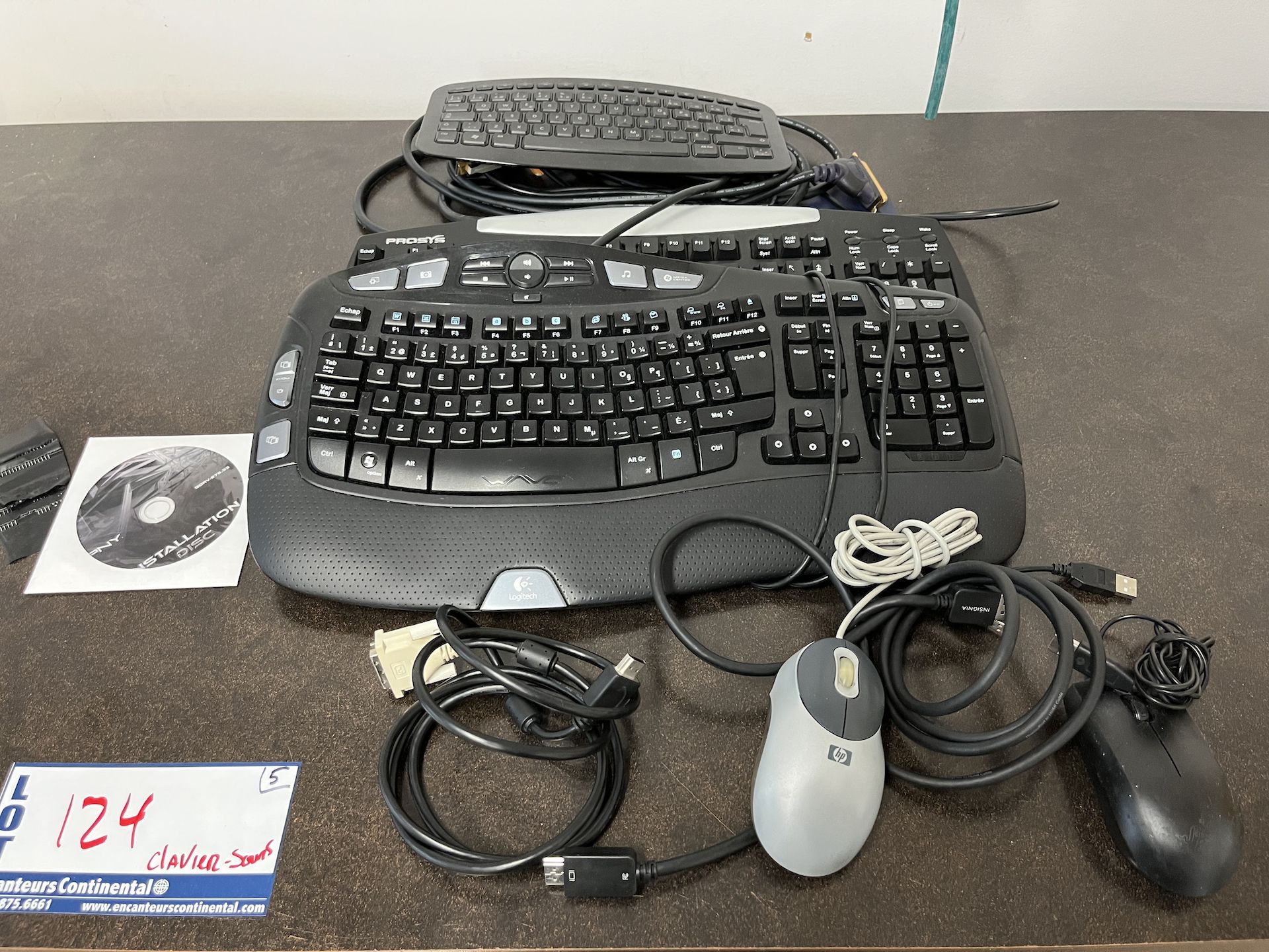 LOT OF 3 KEYBOARDS & 2 MOUSES