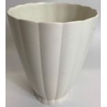 A Wedgwood cream glazed vase, by Keith Murray, 23c