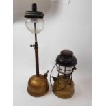 Two vintage Tilly lamps