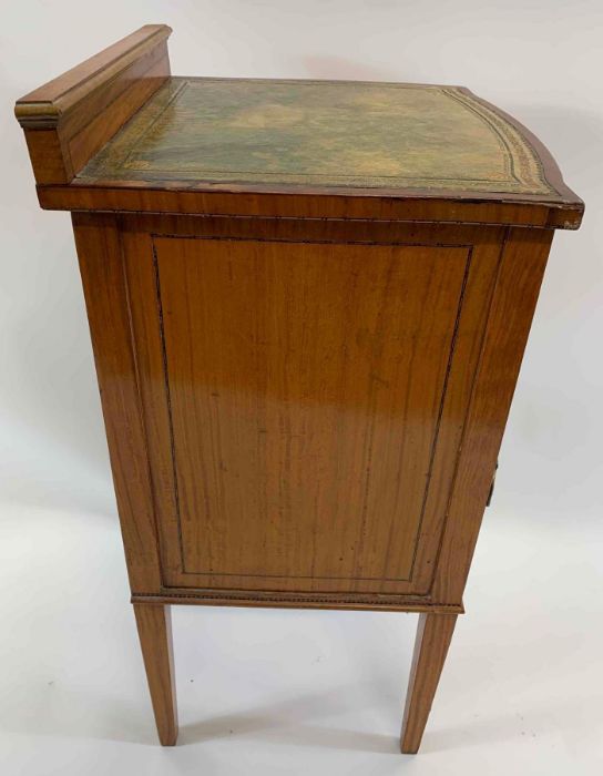 A 19th century Kingswood side cabinet, with a gree - Bild 3 aus 4