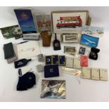 A box of mixed collectable items to include a larg