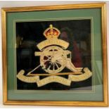 Military interest - A silk and cotton embroidery