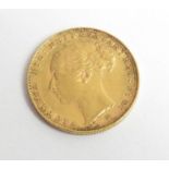 A Queen Victoria 1886 full gold sovereign