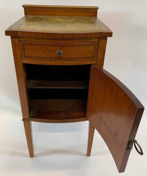 A 19th century Kingswood side cabinet, with a gree - Bild 2 aus 4