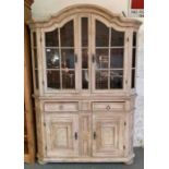 Continental bleached oak dresser