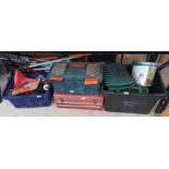 Quantity of hand tools, electric tools & tool boxe