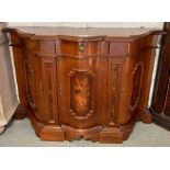 Continental style hall cabinet