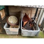 Shelf of clock parts