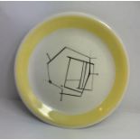 Drumlarig & Melbourne, an earthenware plate design