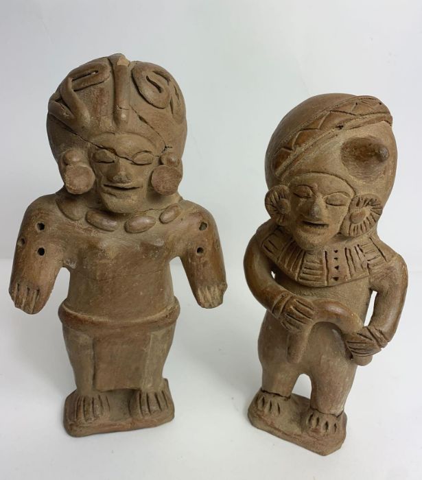 A pair of Equadorian Juma - Corque figures,