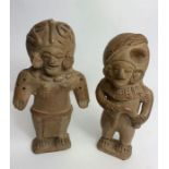 A pair of Equadorian Juma - Corque figures,