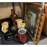 Brewery collectables to include Bells whisky jugs,