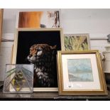 Pictures frames, paintings, prints & stained glass