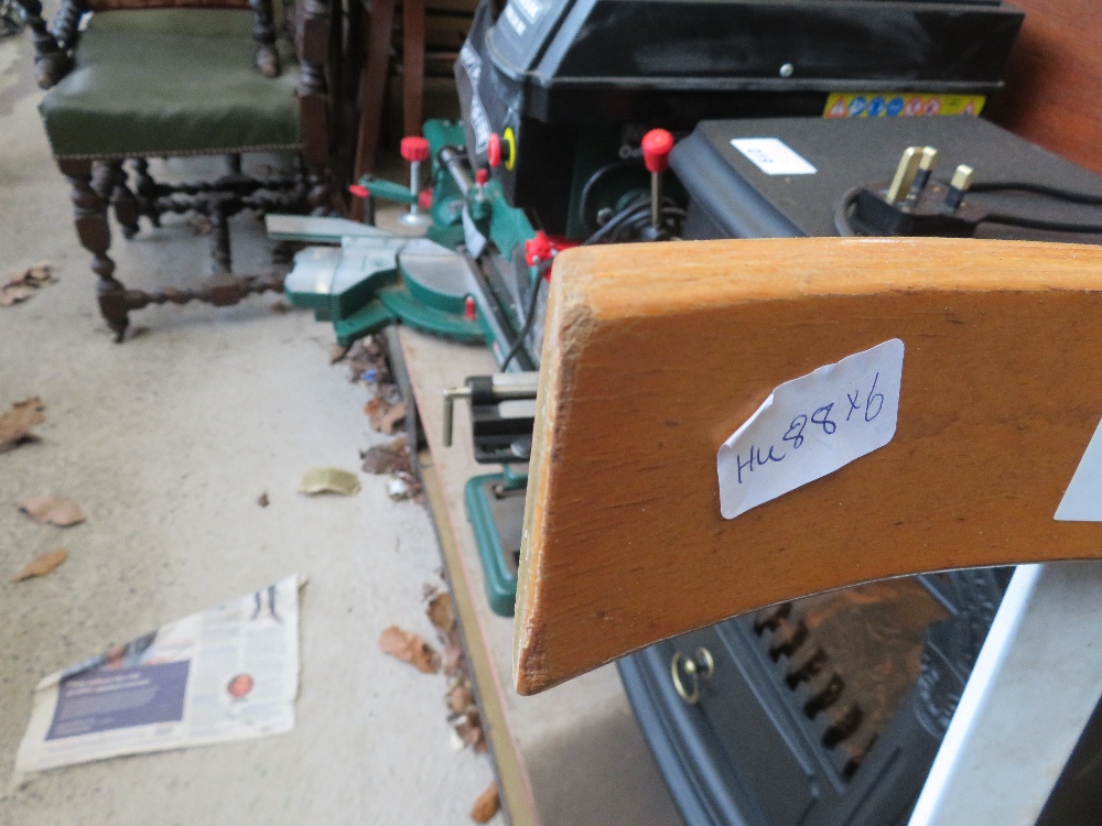 Pair of mid century Kandya programme stools, set o - Image 5 of 8