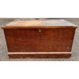 Victorian pine blanket box