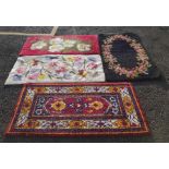 4 decorative rugs