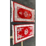 2 Chinese rugs