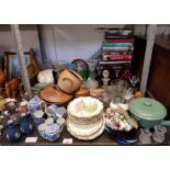 Collectables to include Royal Crown Derby peacock,