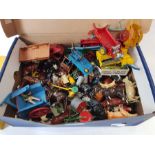 BRITAINS FARM - a good selection of painted lead f
