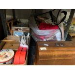 Textile and sewing equipment to include vintage fa