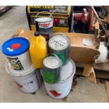 Quantity of fibre glass, paint & other chemicals