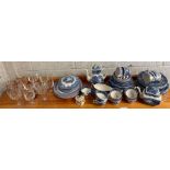 Collection of blue & white china