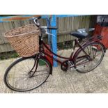 1980 Raleigh Cameo ladies bicycle with basket