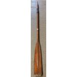 Large wooden oar