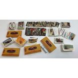 A collection of cigar and tea cards