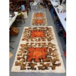 Norsk Axminster small and large rug, 156cm x 86cm