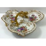 A 20th century French Limoges style three section