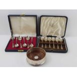 A set of six tea spoons, Sheffield, 1943, 73.61g g