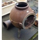 Cast iron potbelly stove