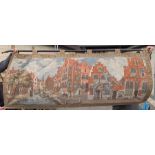 100% cotton tapestry of Amsterdam street scene