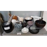 Collection of pestle & mortars