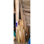 Various bundles of timber/wood