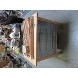 Kitchen island unit with stainless steel drawer