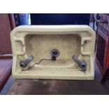 Railway coach hand wash basin