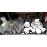Ceramics & glassware to include Devon pottery, can