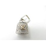 WITHDRAWN - A Louis Vuitton charm in the form of a padlock, se