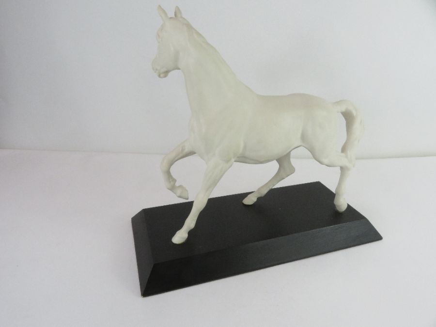 A Beswick white matt glaze figure 'Spirit of the W - Image 8 of 8