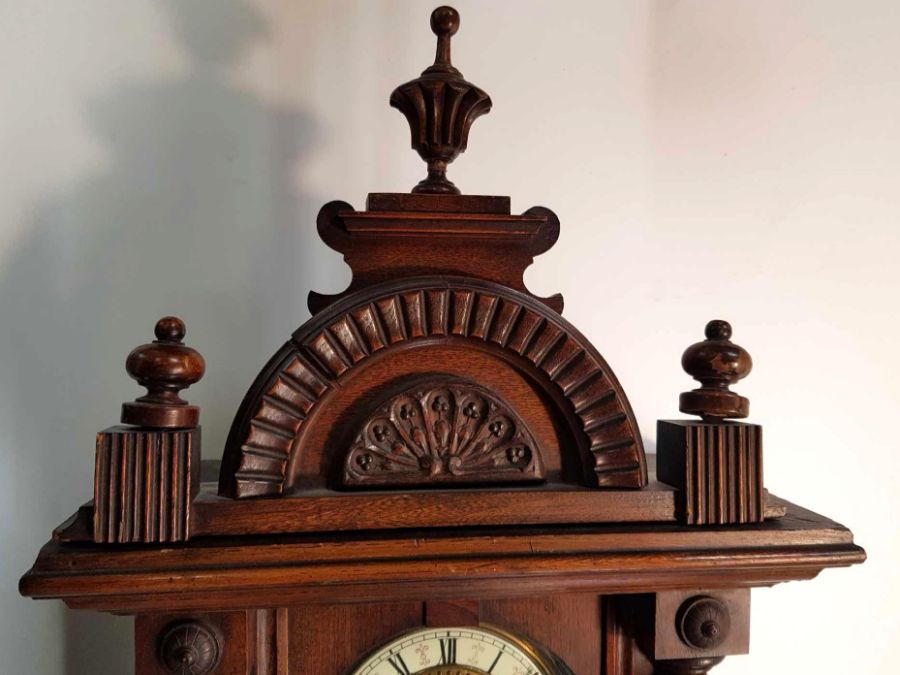 A mahogany cased Vienna regulator clock - Image 4 of 6