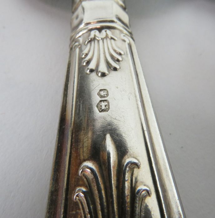 A silver hallmarked hand mirror, a pair of silver - Image 8 of 9