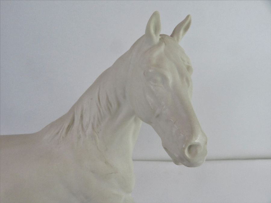 A Beswick white matt glaze figure 'Spirit of the W - Image 7 of 8