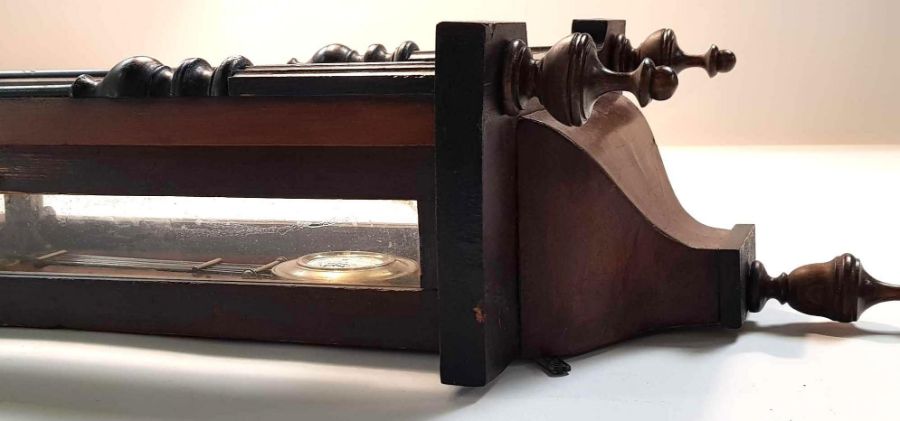 A Vienna regulator clock, in a walnut case - Image 5 of 5