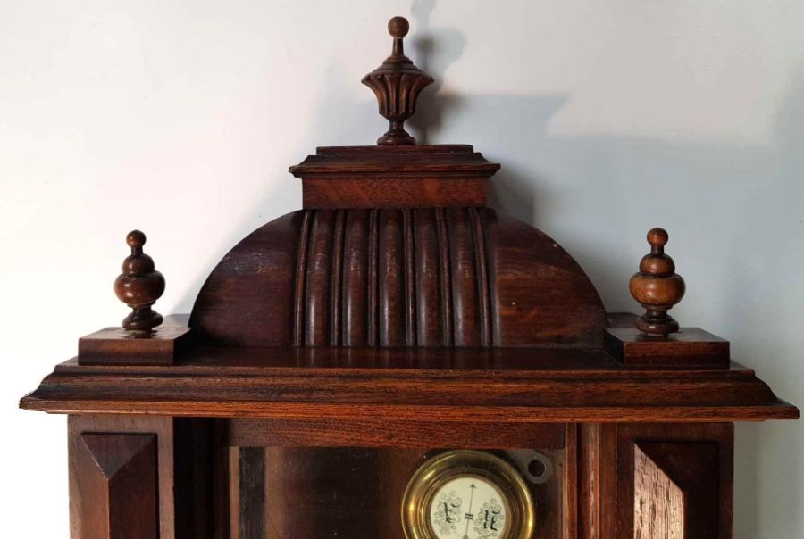 A mahogany cased Vienna regulator clock - Image 5 of 6