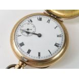 Anonymous, a full hunter pocket watch, the white e
